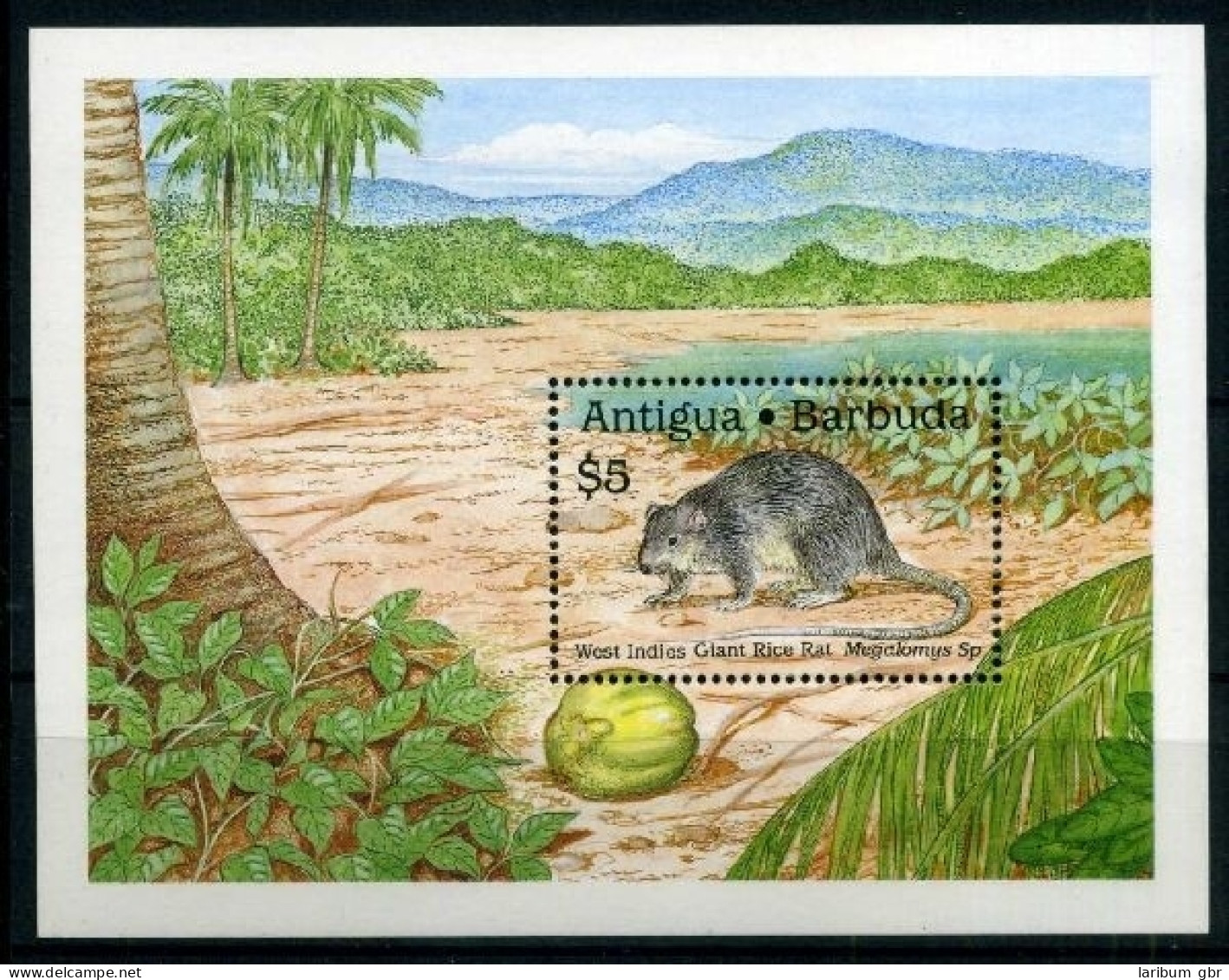Antigua Und Barbuda Block 164 Postfrisch Wildtiere #HS016 - Antigua Und Barbuda (1981-...)