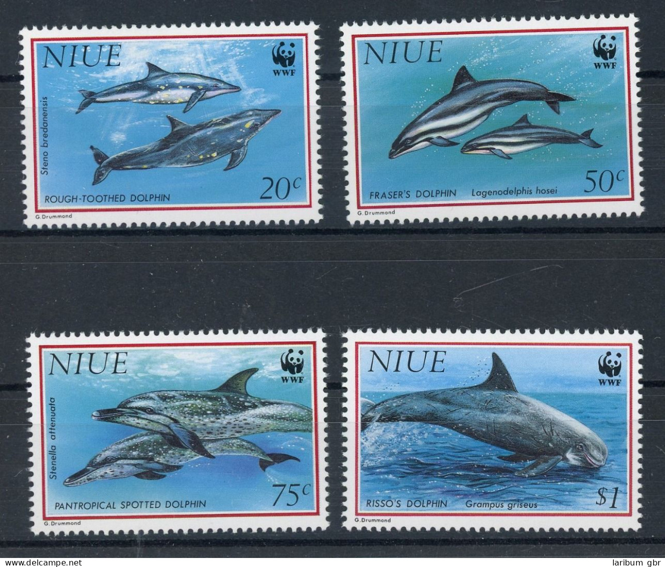 Niue 822-25 Postfrisch Delfine/ WWF #HE840 - Niue