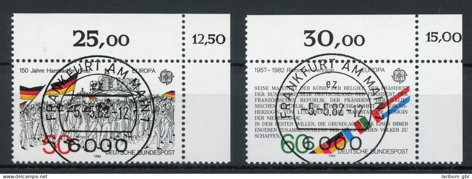 Bund 1130-1131 KBWZ Gestempelt Frankfurt #HK170 - Used Stamps