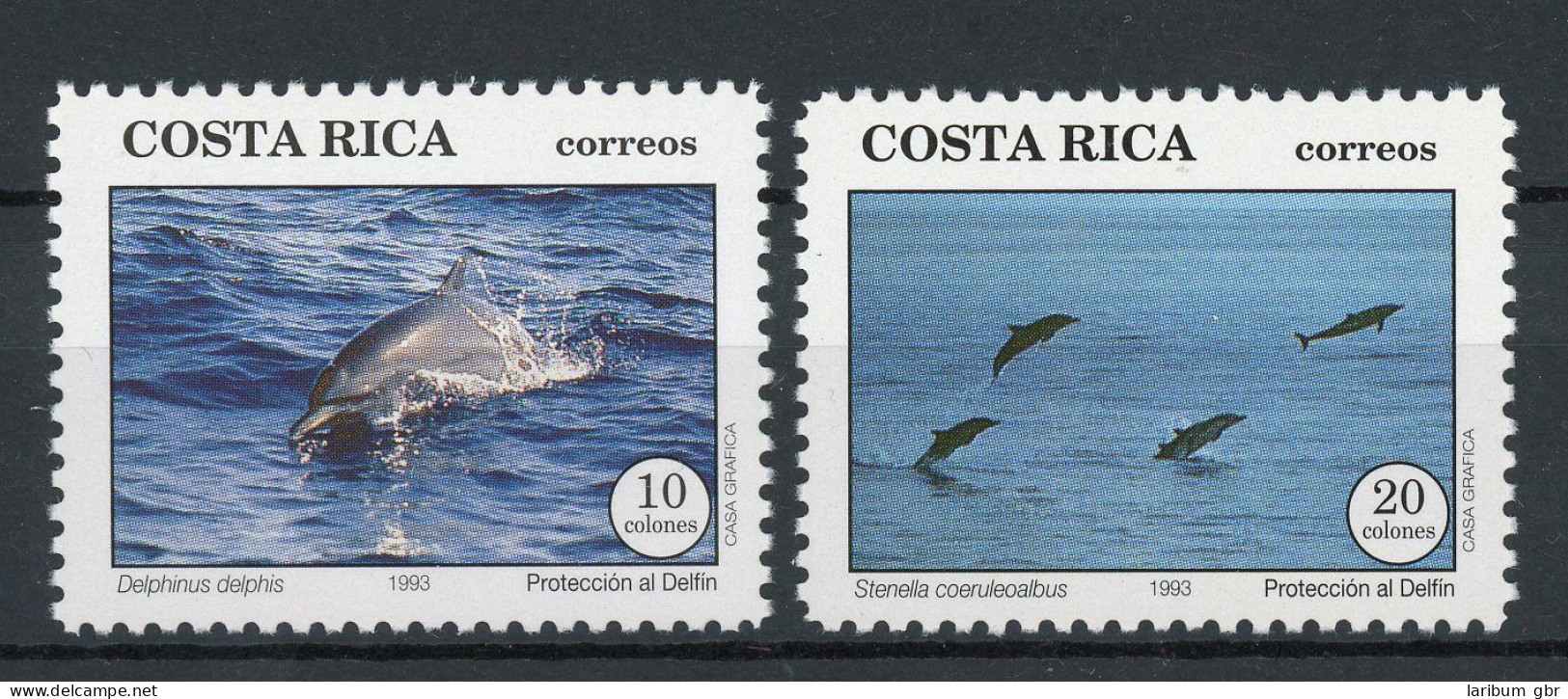 Costa Rica 1417-1418 Postfrisch Delfine #HE863 - Costa Rica