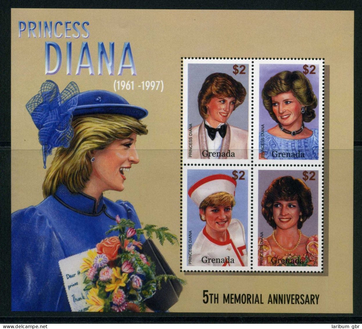 Grenada KB 5179-5182 Postfrisch Prinzessin Diana #GX122 - Grenade (1974-...)