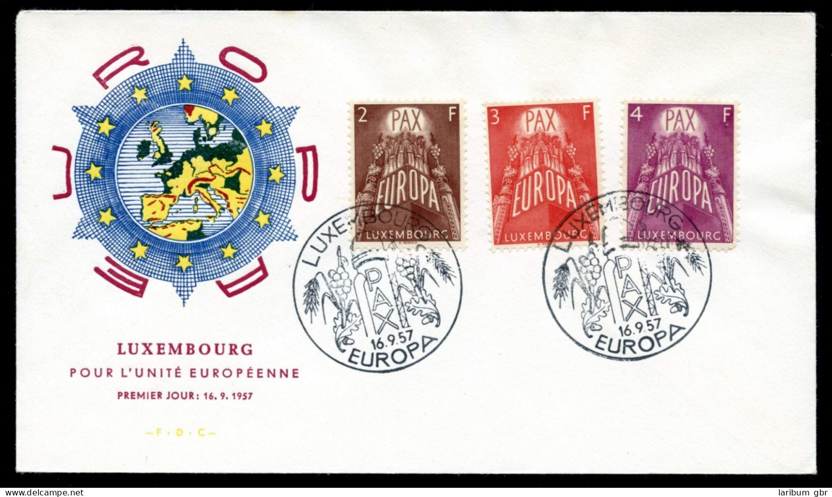 Luxemburg 572-574 CEPT Ersttagesbrief/FDC #HO694 - Other & Unclassified