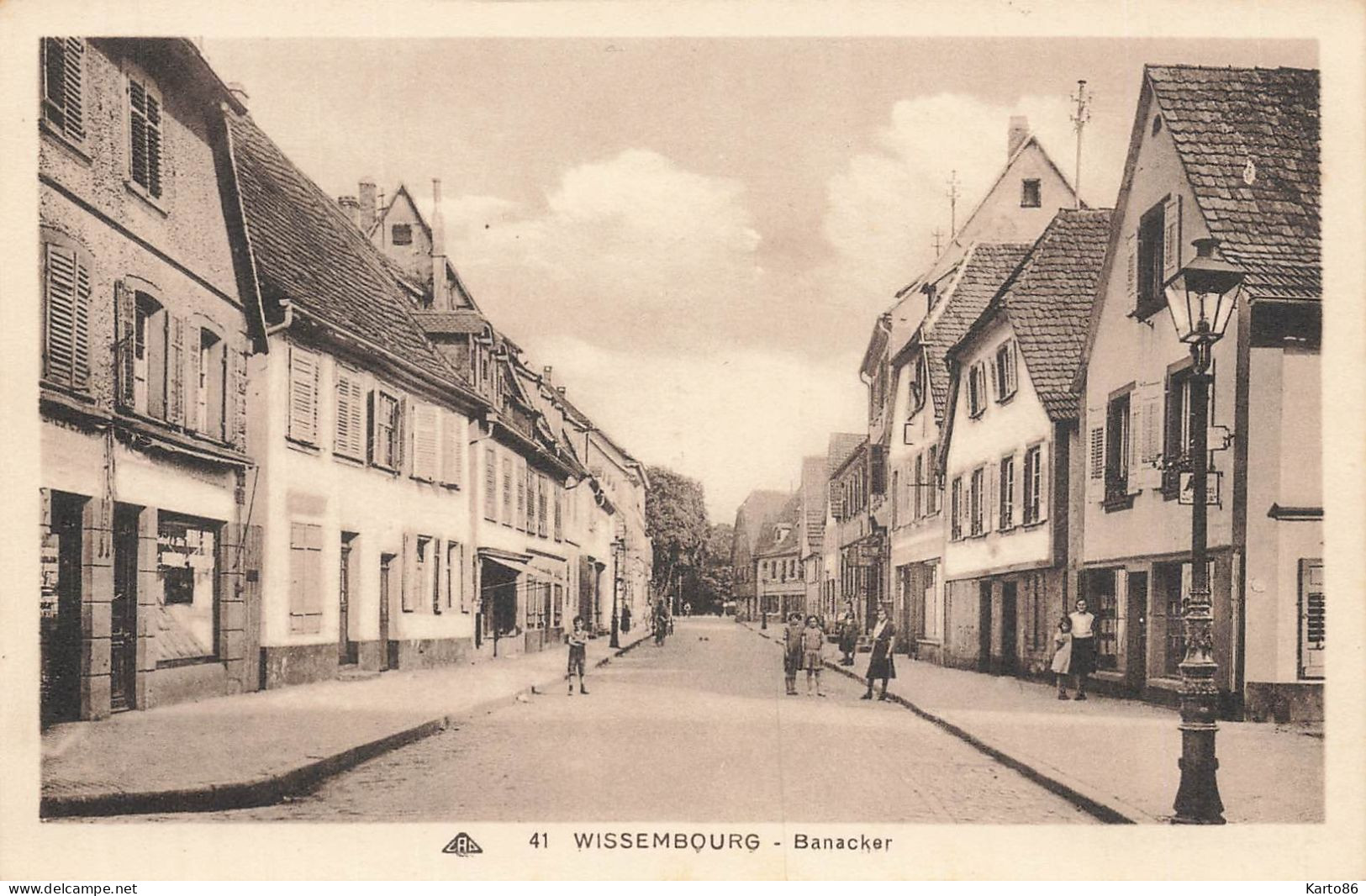 Wissembourg * Rue , Banacker - Wissembourg
