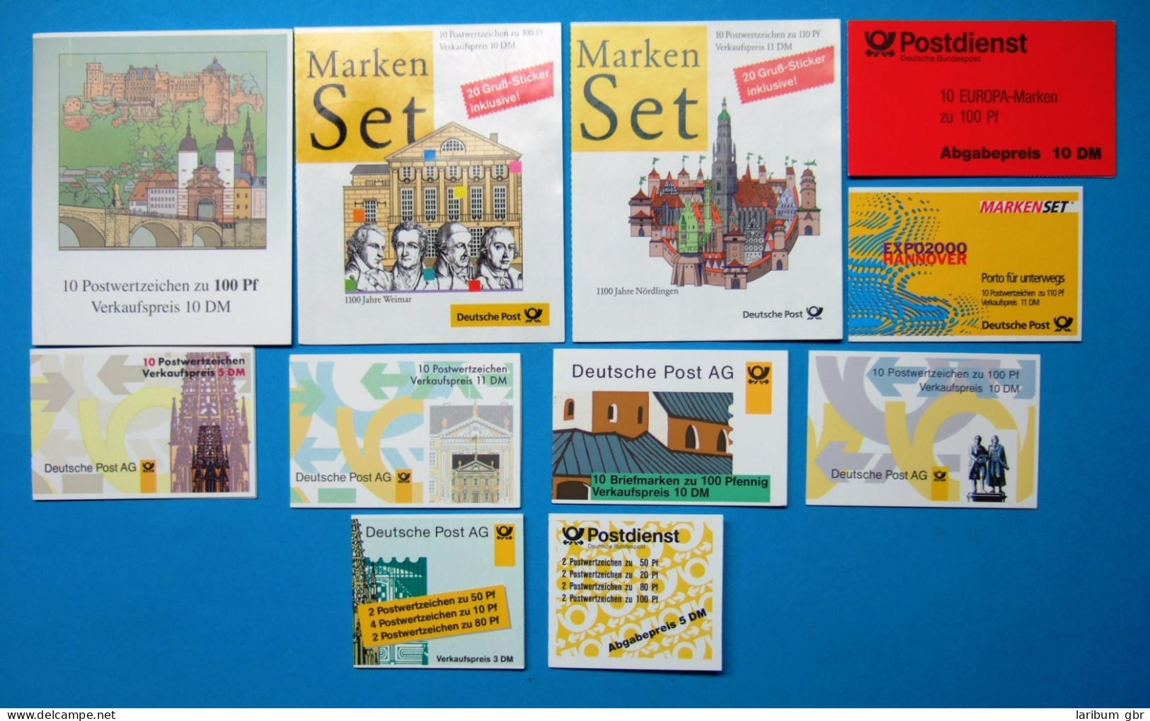 Bund Lot Mit 11 Markenheftchen Postfrisch Postpreis: DM 96,- #HO699 - Otros & Sin Clasificación