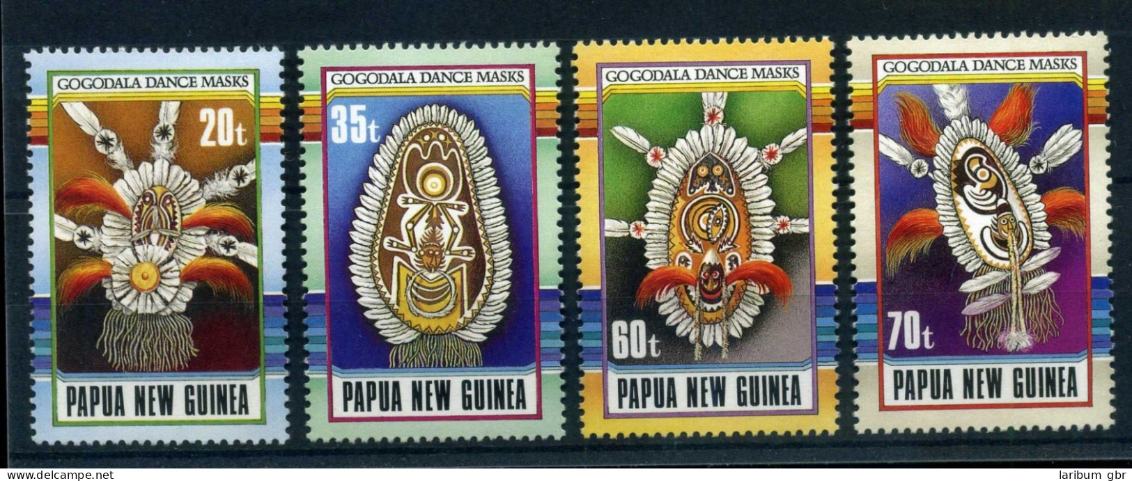 Papua Neuguinea 616-619 Postfrisch Volkskunst #HK254 - Papua Nuova Guinea