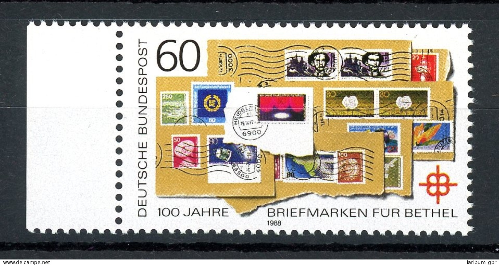 Bund 1395 I Bogenrand Postfrisch Plattenfehler #IN420 - Variétés Et Curiosités