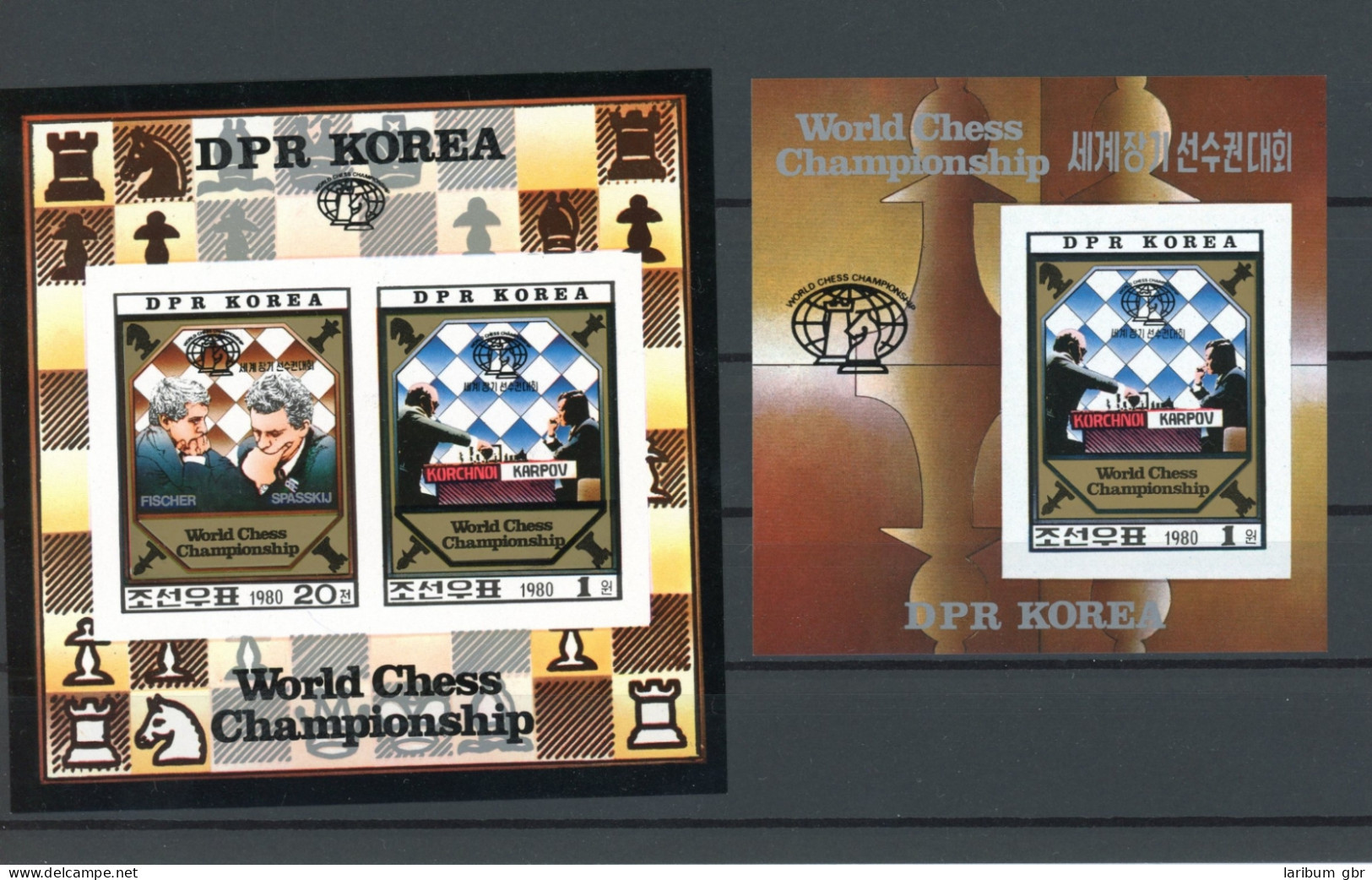 Korea 2074-2075, Block 89 B Postfrisch Als Kleinbogen Schach #GI735 - Corea (...-1945)