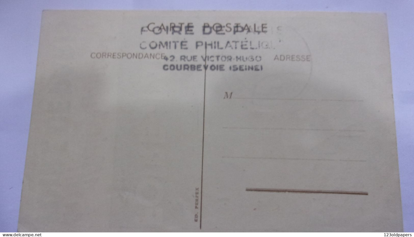 CPA Illustrée 75 - Foire De PARIS 1948 - Cachet Philatélique Sur Timbres - Ausstellungen