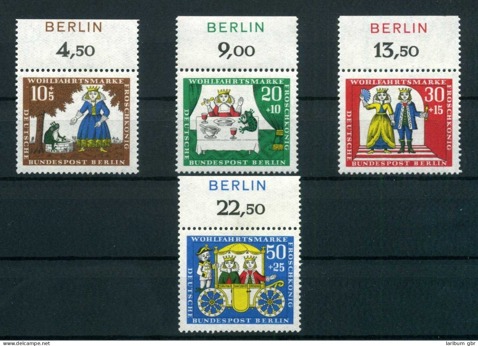 Berlin 295-298 Postfrisch Oberrand Zudruck Berlin #HK477 - Autres & Non Classés