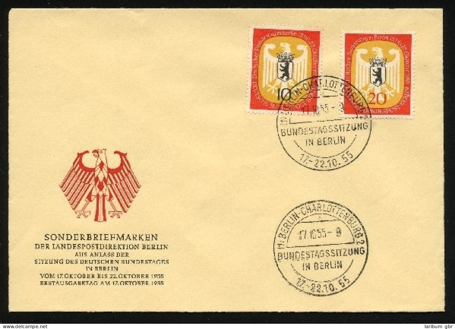 Berlin 129-130 Unbeschriftet Ersttagesbrief/FDC #HU668 - Altri & Non Classificati