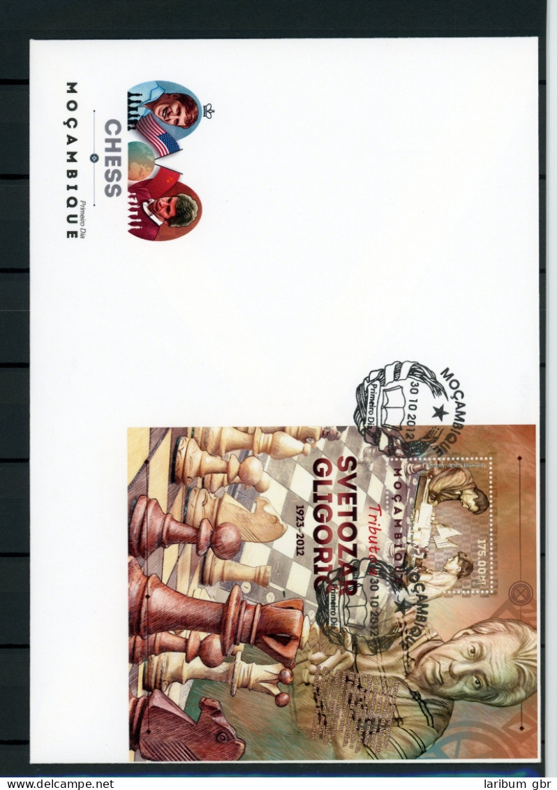 Mosambik Block 703 Schach Ersttagesbrief/FDC #JW704 - Mozambico