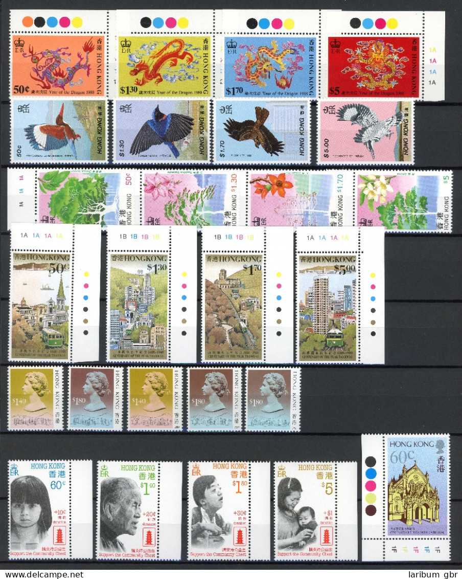 HongKong Jahrgang 1988 532-554 Postfrisch #JD424 - Autres & Non Classés