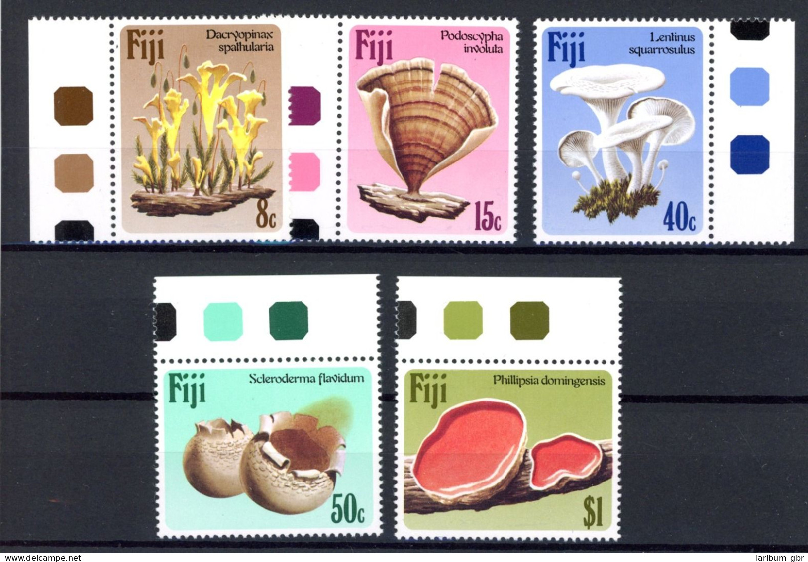 Fidschi Inseln 494-498 Postfrisch Pilze #JR798 - Cook