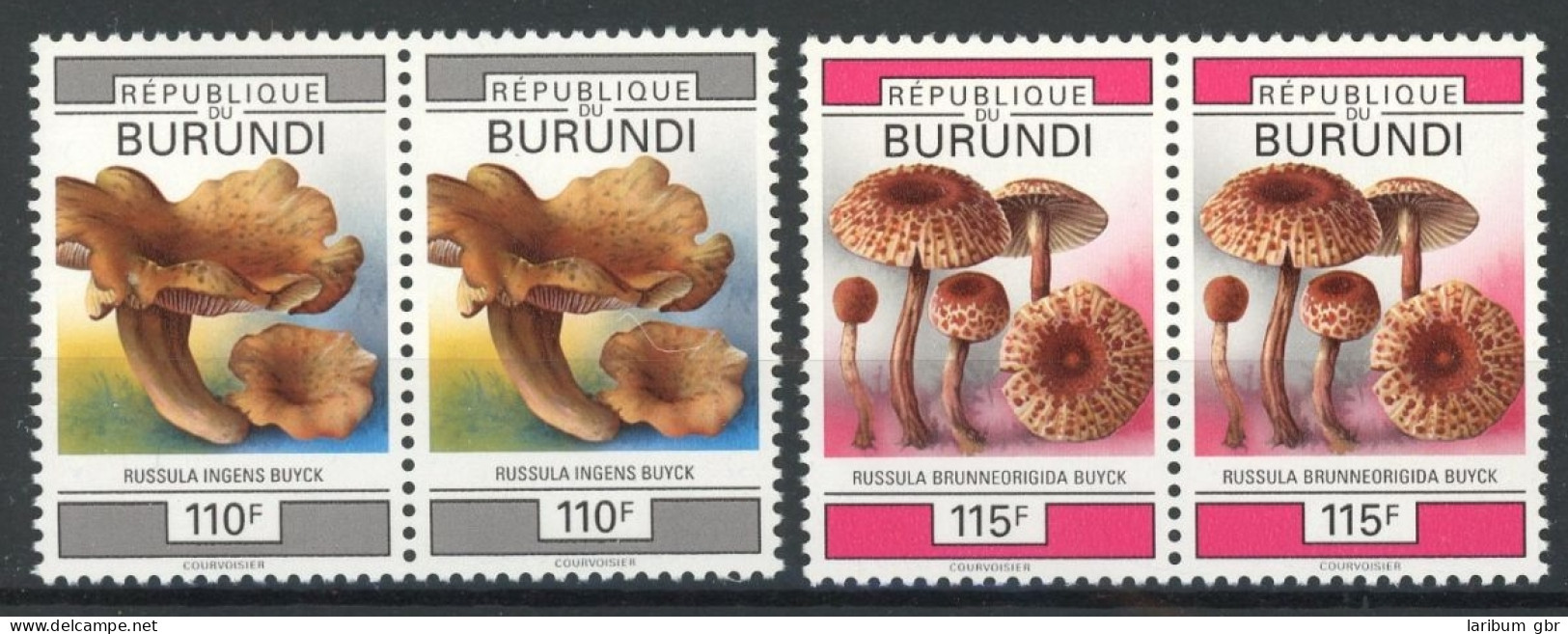 Burundi Paare 1778-1779 Postfrisch Pilze #JQ929 - Sonstige & Ohne Zuordnung