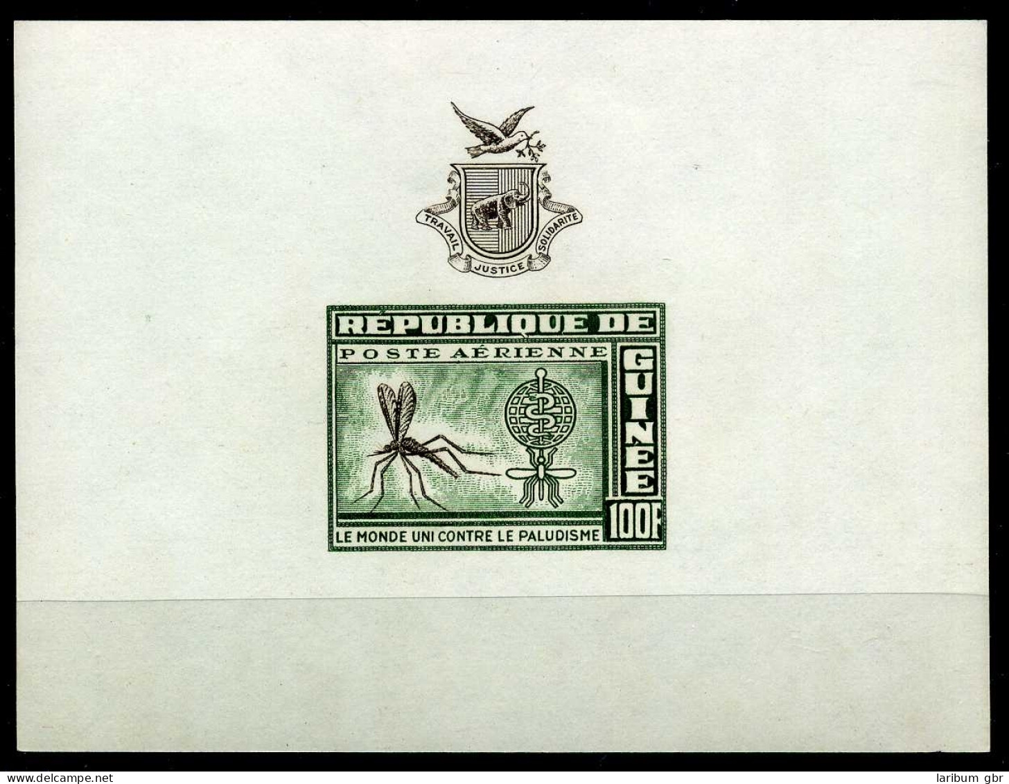Guinea Block 1 Postfrisch Malaria #HS018 - Other & Unclassified