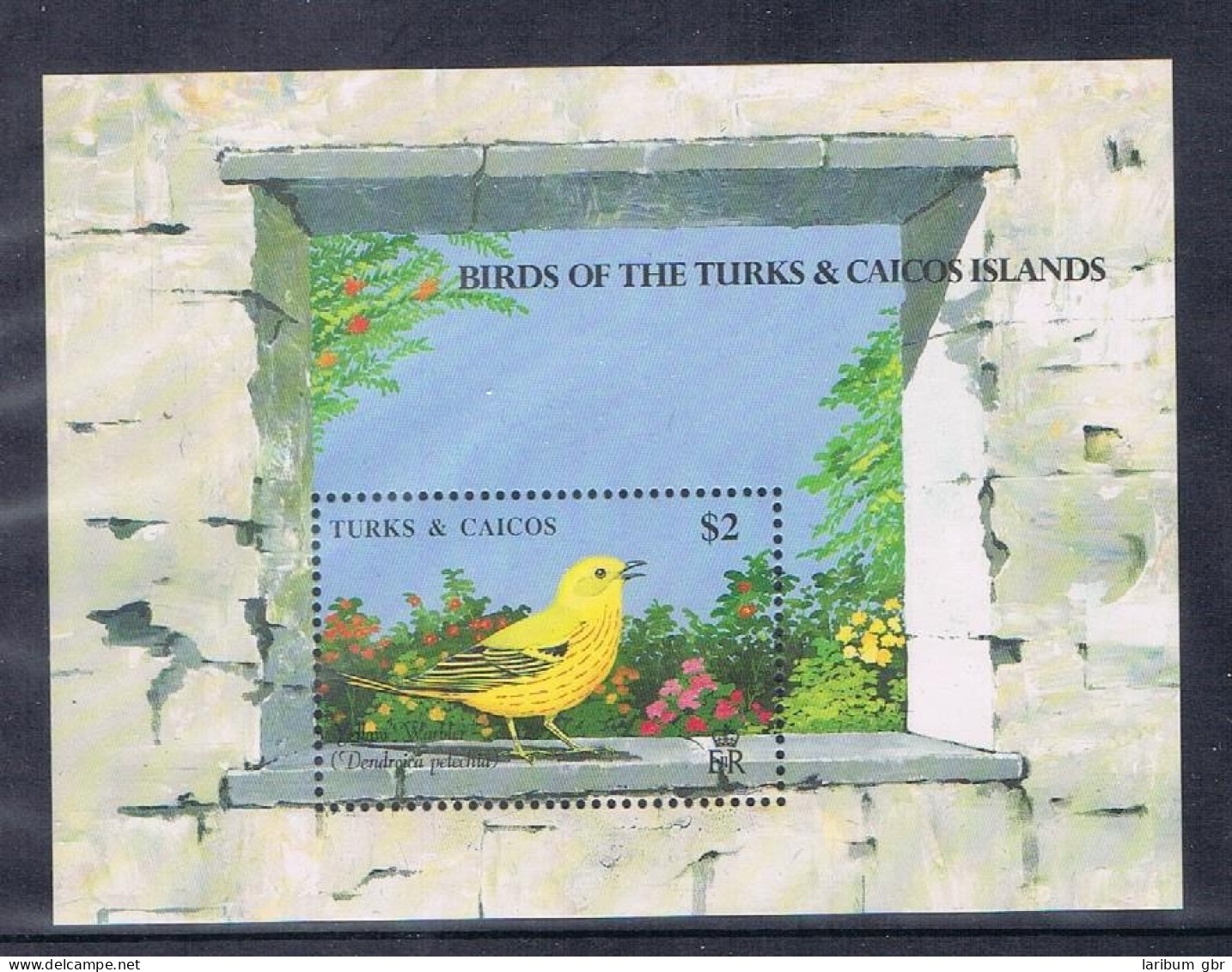 Turks Und Caicos Inseln Block 83 Postfrisch Vögel #JD242 - Turks E Caicos