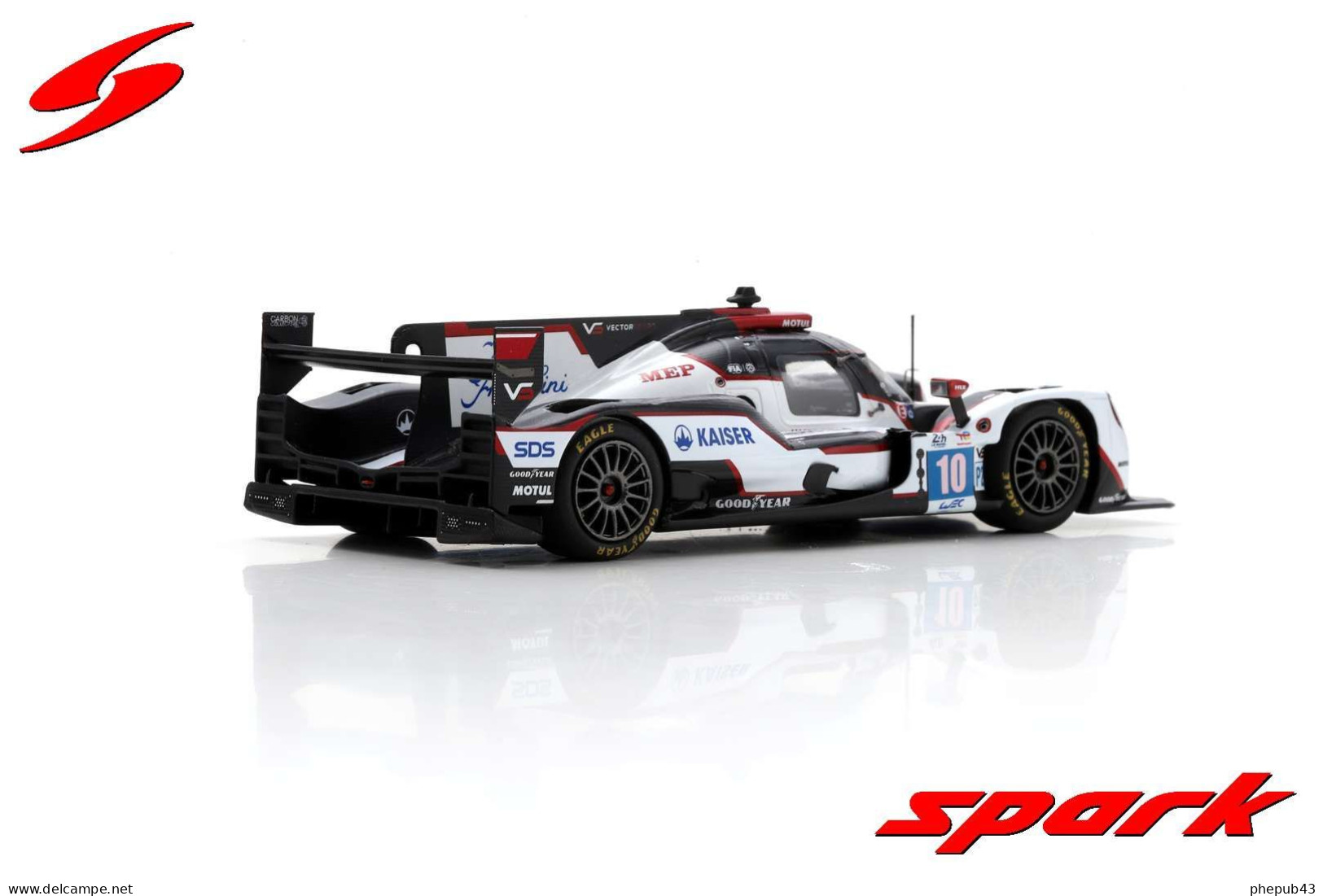 Oreca 07 - Gibson - Vector Sport - 24h Le Mans 2023 #10 - R. Cullen/G. Aubry/M. Kaiser - Spark - Spark
