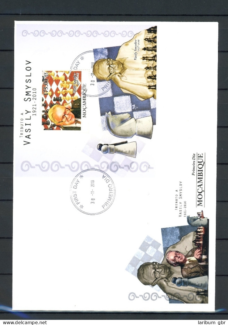 Mosambik Block 398 Schach Ersttagesbrief/FDC #JW743 - Mozambico