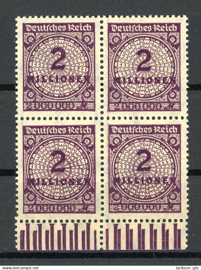 Deutsche Reich Infla 4er Block 315 B Postfrisch Geprüft Winkler #HF040 - Altri & Non Classificati