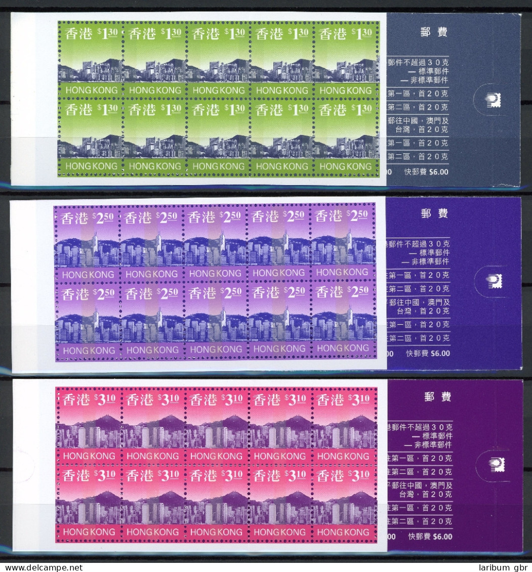 HongKong 3 Markenheftchen Mit 10x 794a, 799a + 800a Postfrisch #HO472 - Andere & Zonder Classificatie