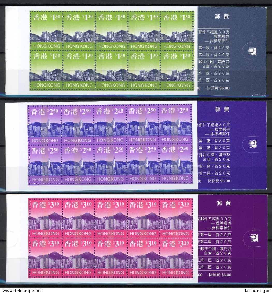 HongKong 3 Markenheftchen Mit 10x 794a, 799a + 800a Postfrisch #HO472 - Altri & Non Classificati