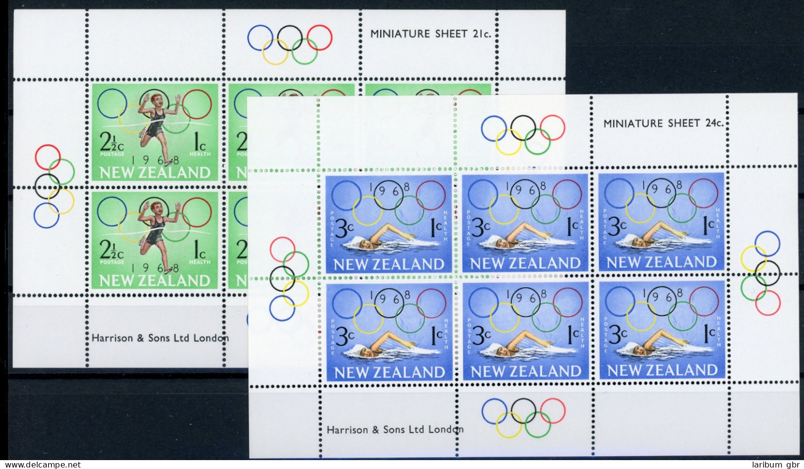 Neuseeland KB 487-488 Postfrisch Olympiade #ID091 - Otros & Sin Clasificación