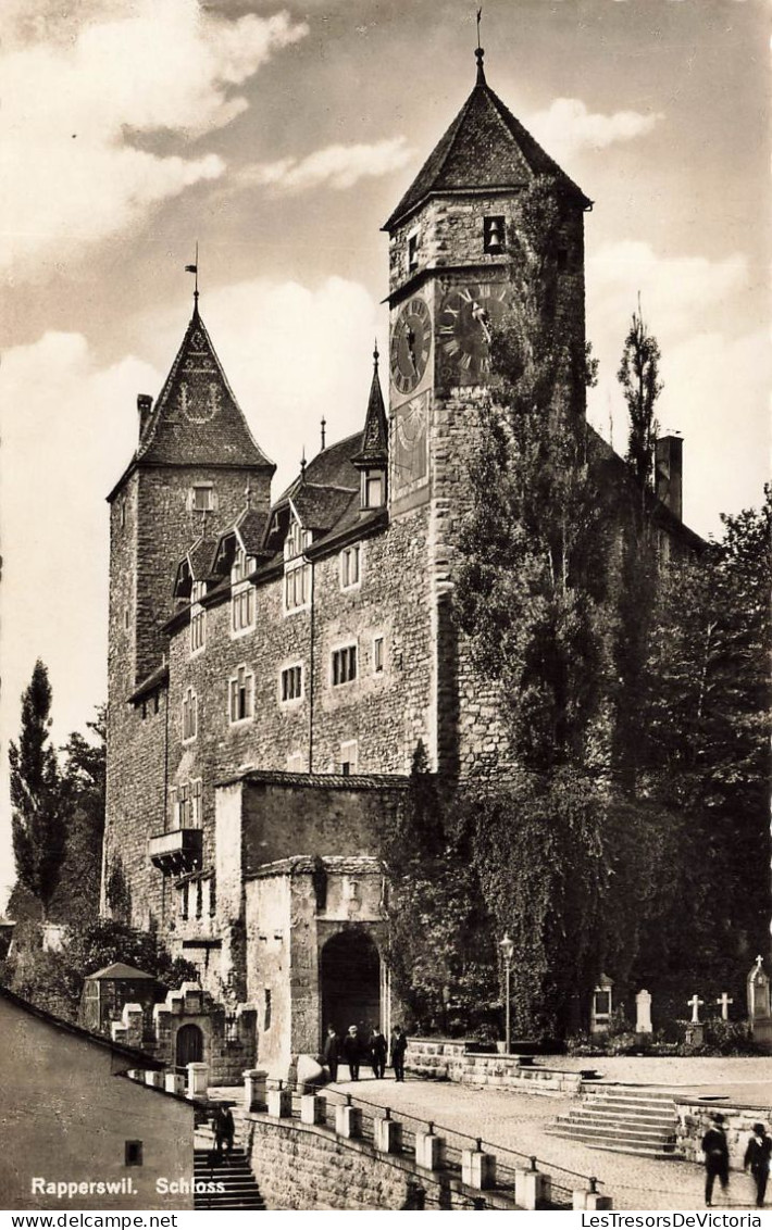 SUISSE - Rapperswil - Schoss - Animé - Vue Générale - De L'extérieure - Carte Postale - Rapperswil-Jona