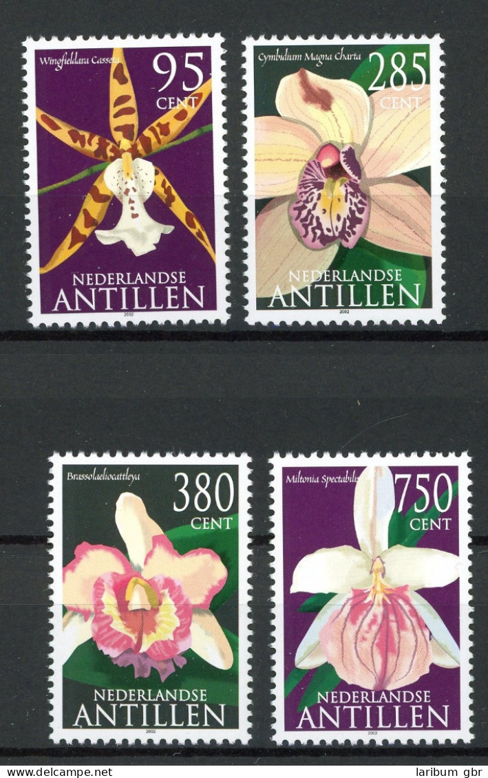 Niederl. Antillen 1155-1158 Postfrisch Orchideen, Blumen #HU190 - Anguilla (1968-...)