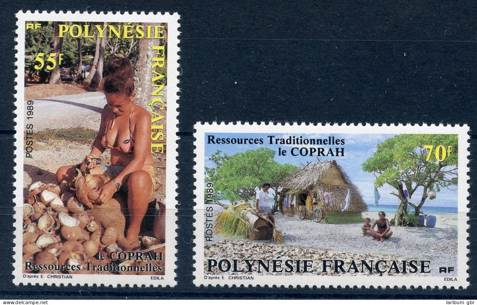 Franz. Polynesien 525-526 Postfrisch #HE290 - Andere & Zonder Classificatie