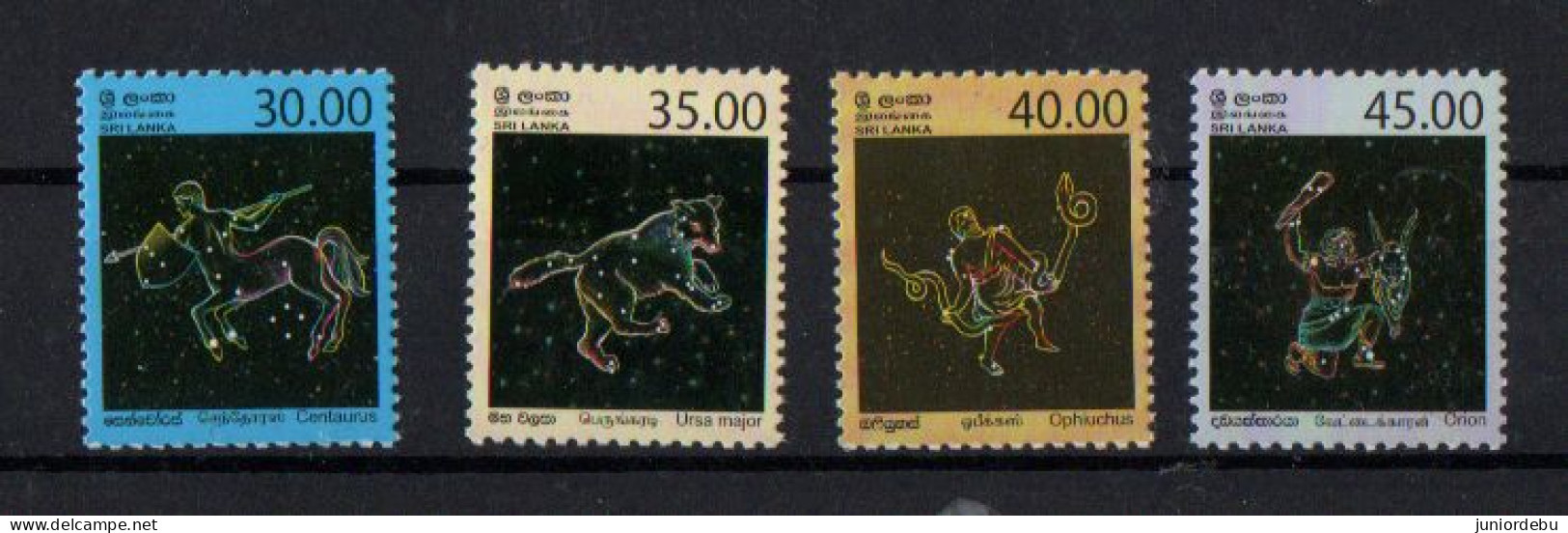 Sri Lanka  - 1997 -  Constellations - 4 Diff  - MNH - Sri Lanka (Ceilán) (1948-...)