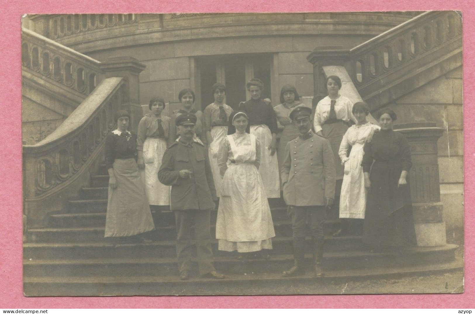 Belgique - SPA - Carte Photo - Atelier De Couture - Escalier - Guerre 14/18 - Spa