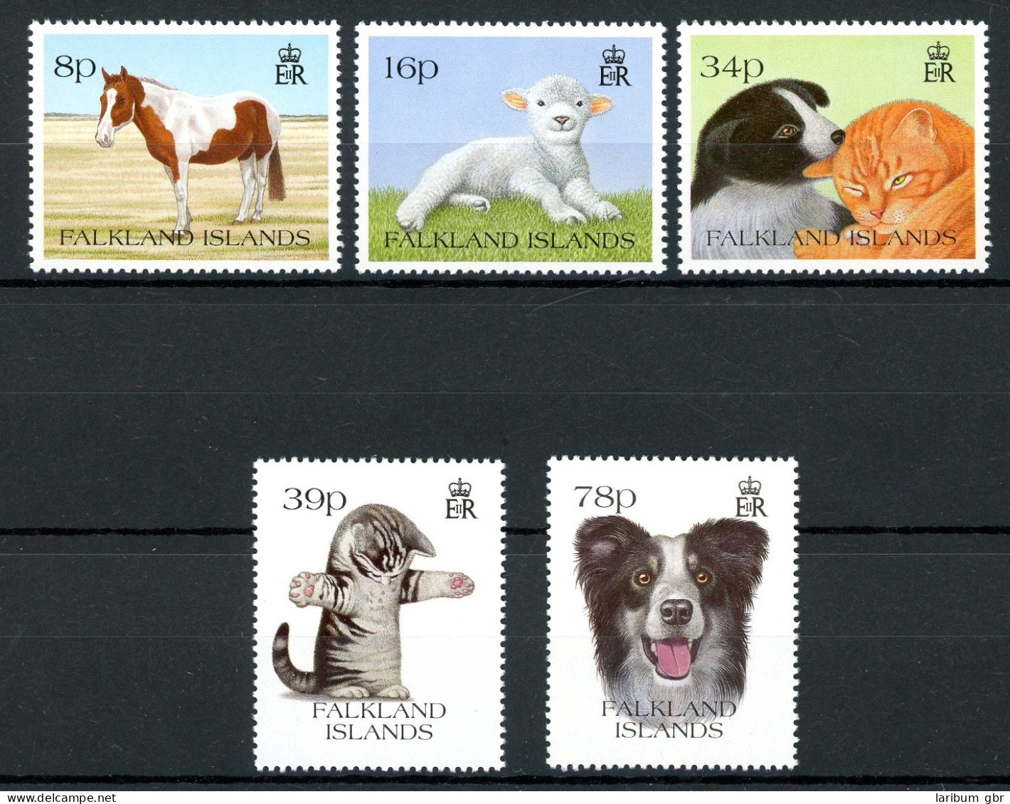 Falkland Inseln 598-602 Postfrisch Haustiere #HE448 - Islas Malvinas