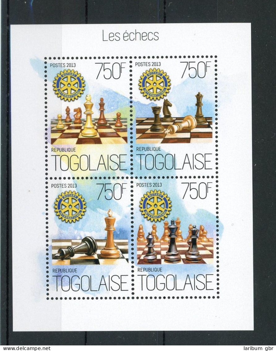 Togo 5491-5494 Postfrisch Als Kleinbogen Schach #FW862 - Togo (1960-...)