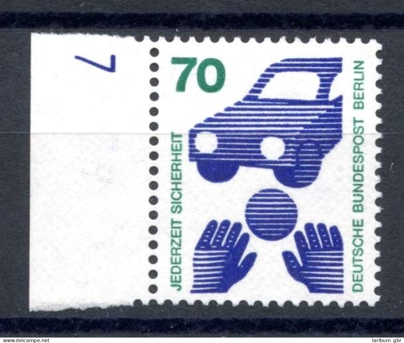 Berlin 453 DZ 7 Postfrisch Blau #IA112 - Unused Stamps