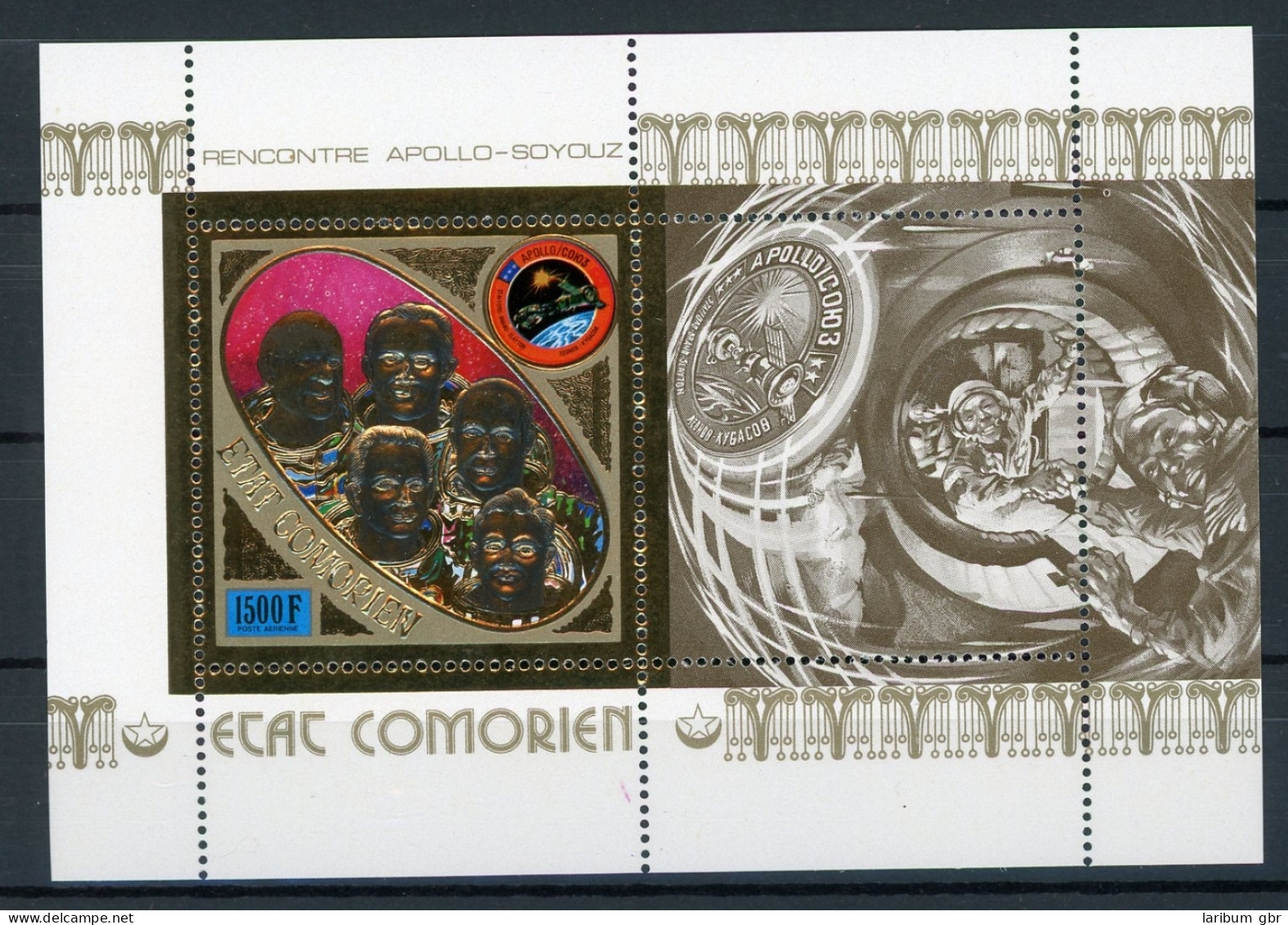 Komoren Block 9 Postfrisch Raumfahrt #GB433 - Comores (1975-...)