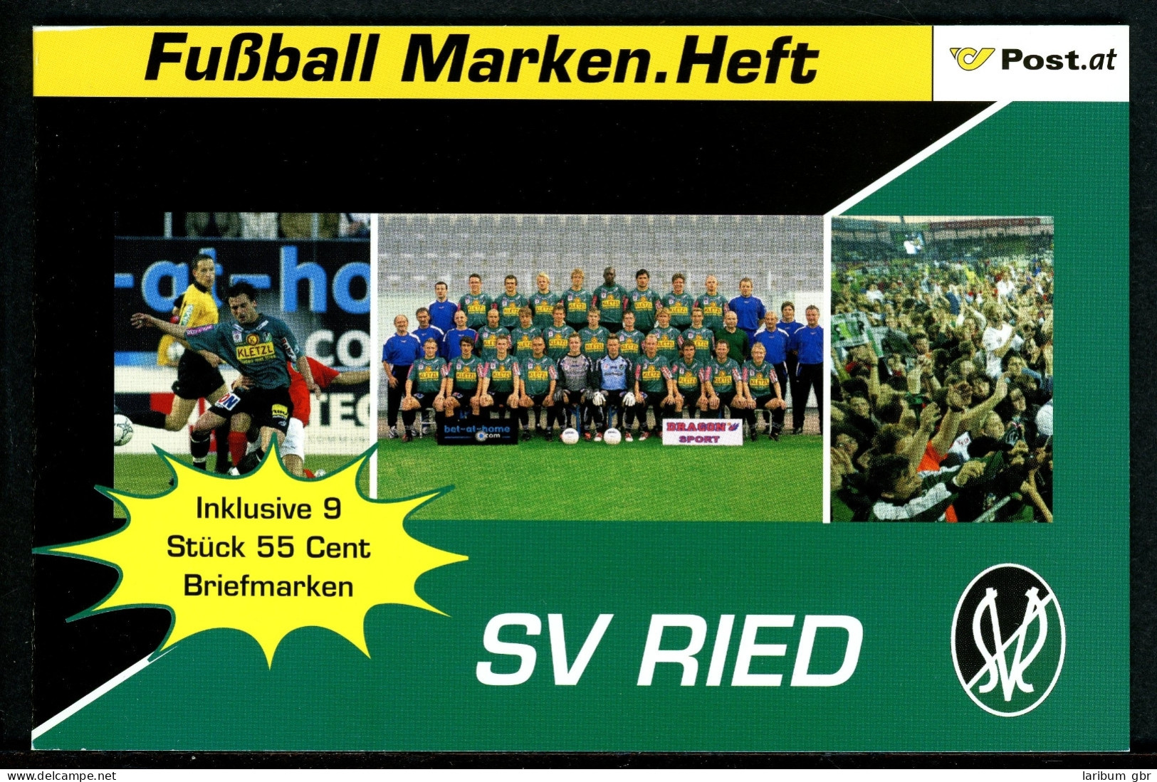 Österreich Fußball Markenheft "SV Ried" Postfrisch #HX401 - Other & Unclassified