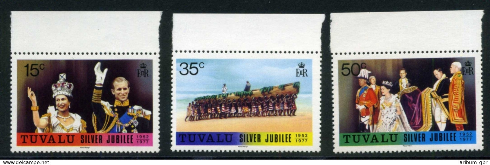 Tuvalu 43-45 Postfrisch Königshäuser #HX241 - Tuvalu