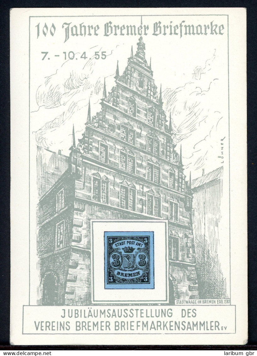 Bund Bildpostkarte "100 J. Bremer Briefmarke" Postfrisch #HO465 - Other & Unclassified