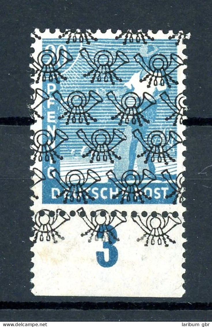 Bizone 43 II D Unterrand (gefaltet) Postfrisch Arge Geprüft #HO763 - Mint