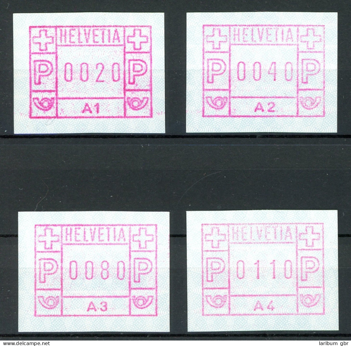 Schweiz ATM 1 A1-A4 Postfrisch #HU170 - Autres & Non Classés