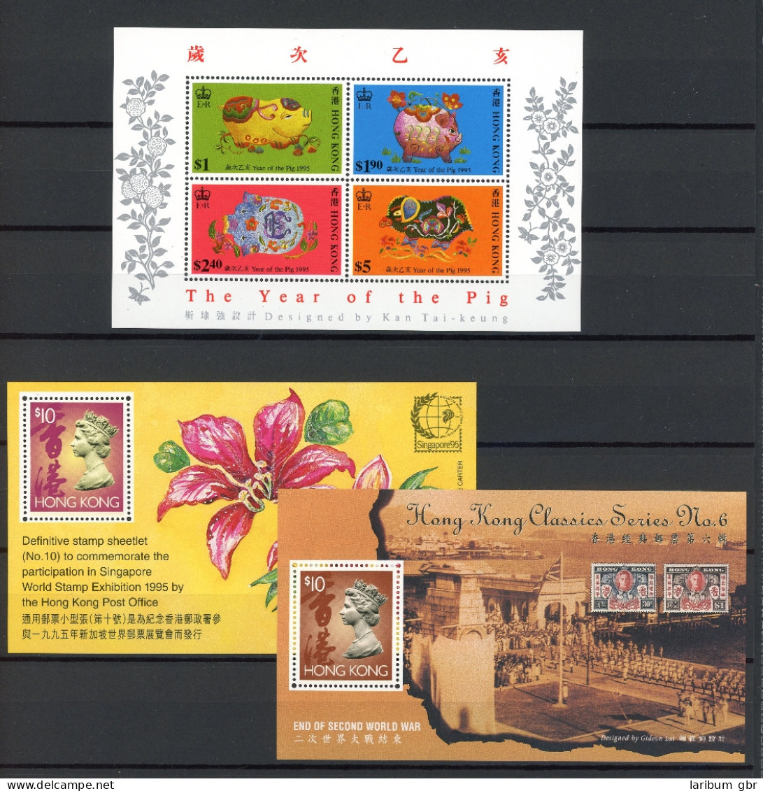 HongKong Jahrgang 1995 732-56 Postfrisch Incl. Block 34-36 #JD431 - Sonstige & Ohne Zuordnung