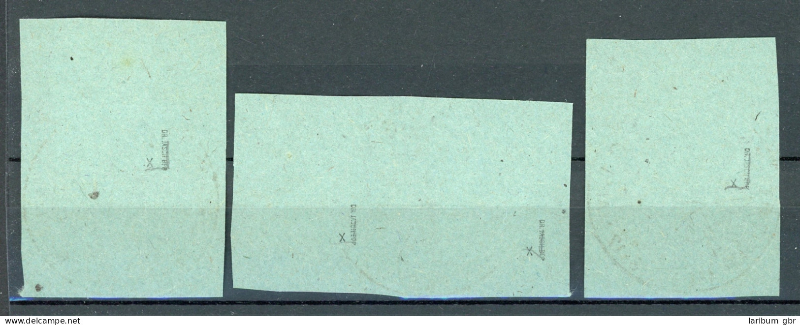 SBZ West-Sachsen 120-123 X Geprüft Dr. Jasch Briefstück #HU160 - Sonstige & Ohne Zuordnung
