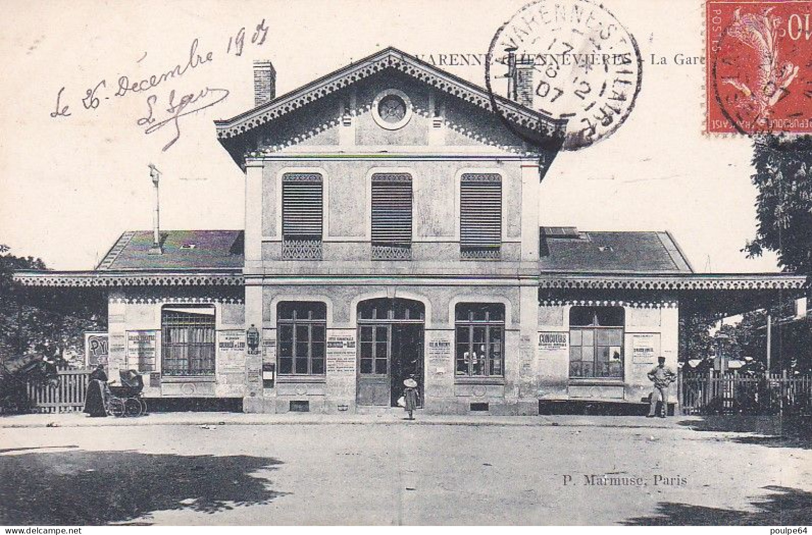 La Varenne-Chennevières - La Gare : Vue Extérieure - Chennevieres Sur Marne