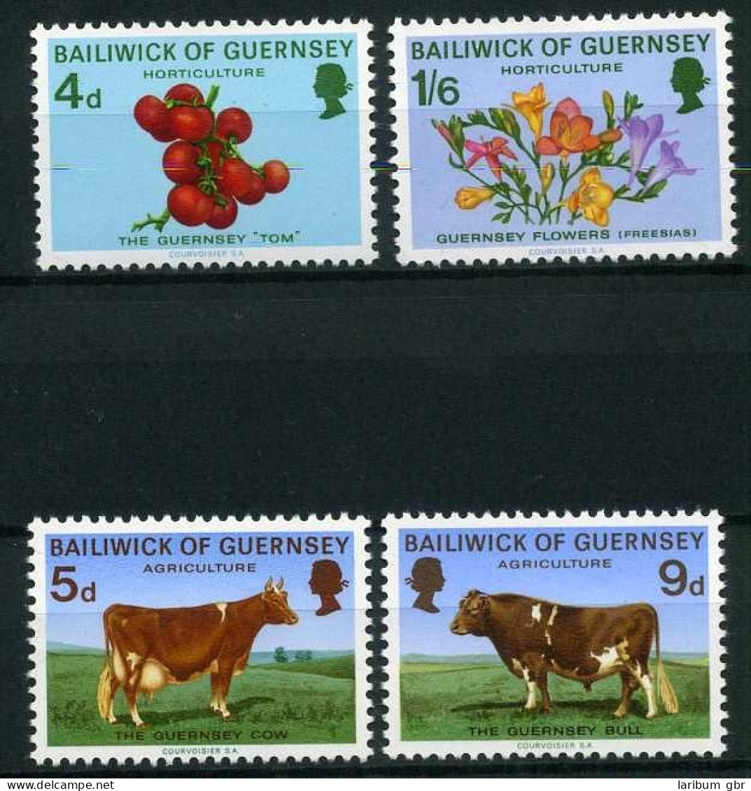 Guernsey 31-34 Postfrisch Landwirtschaft #HK277 - Guernsey