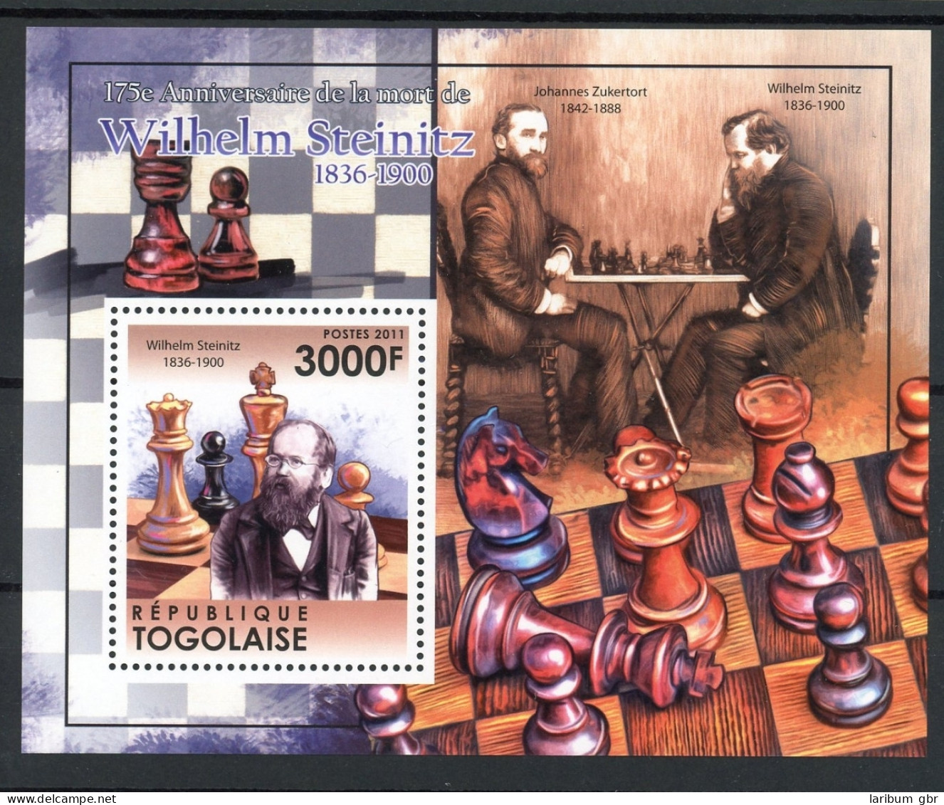 Togo Block 612 Postfrisch Schach #GI968 - Togo (1960-...)