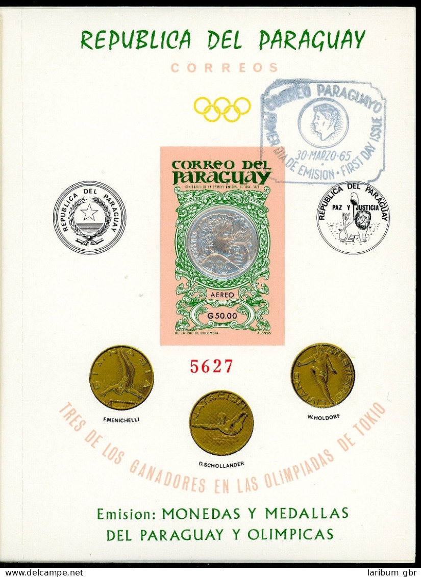Paraguay Block 68 II Gestempelt Olympiade, Numismatik #IM487 - Paraguay