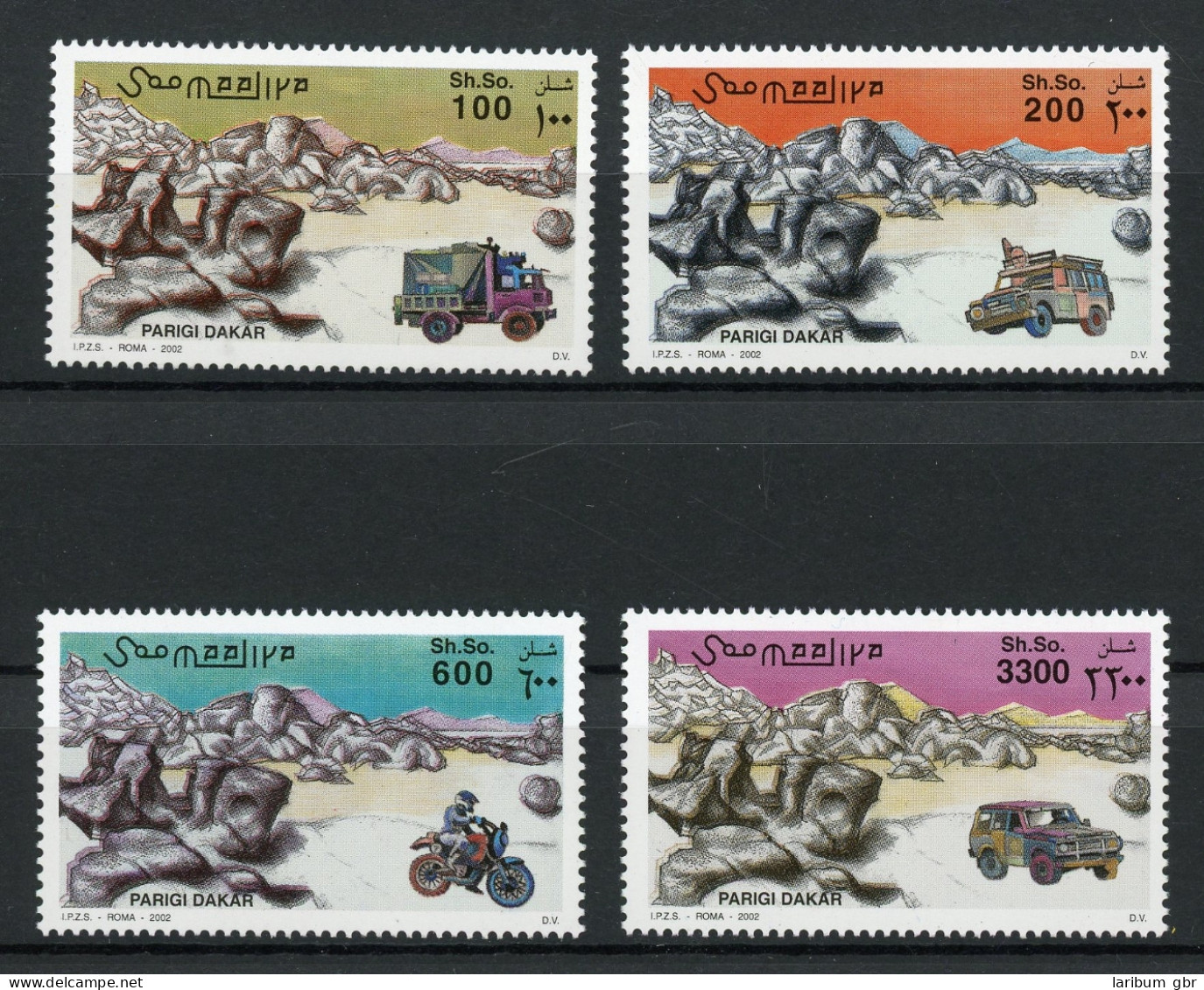 Somalia 967-70 Postfrisch Ralley Paris-Dakar #HK469 - Somalie (1960-...)