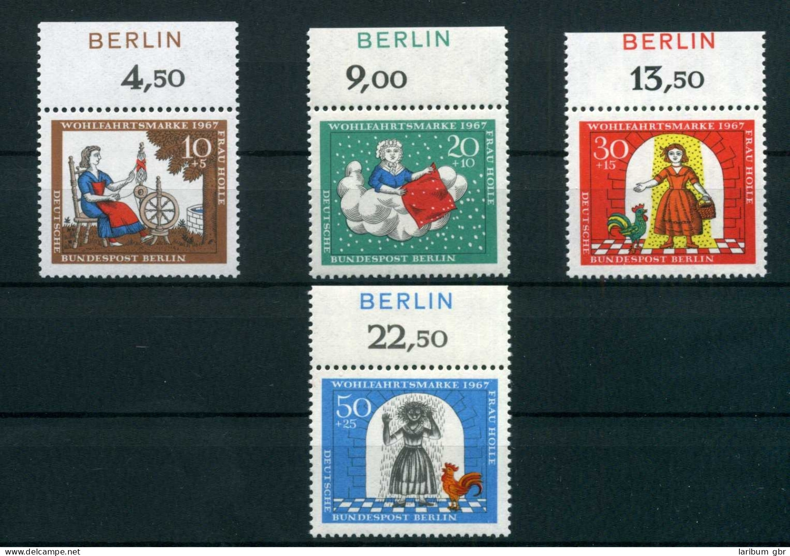 Berlin 310-313 Postfrisch Oberrand Zudruck Berlin #HK474 - Andere & Zonder Classificatie