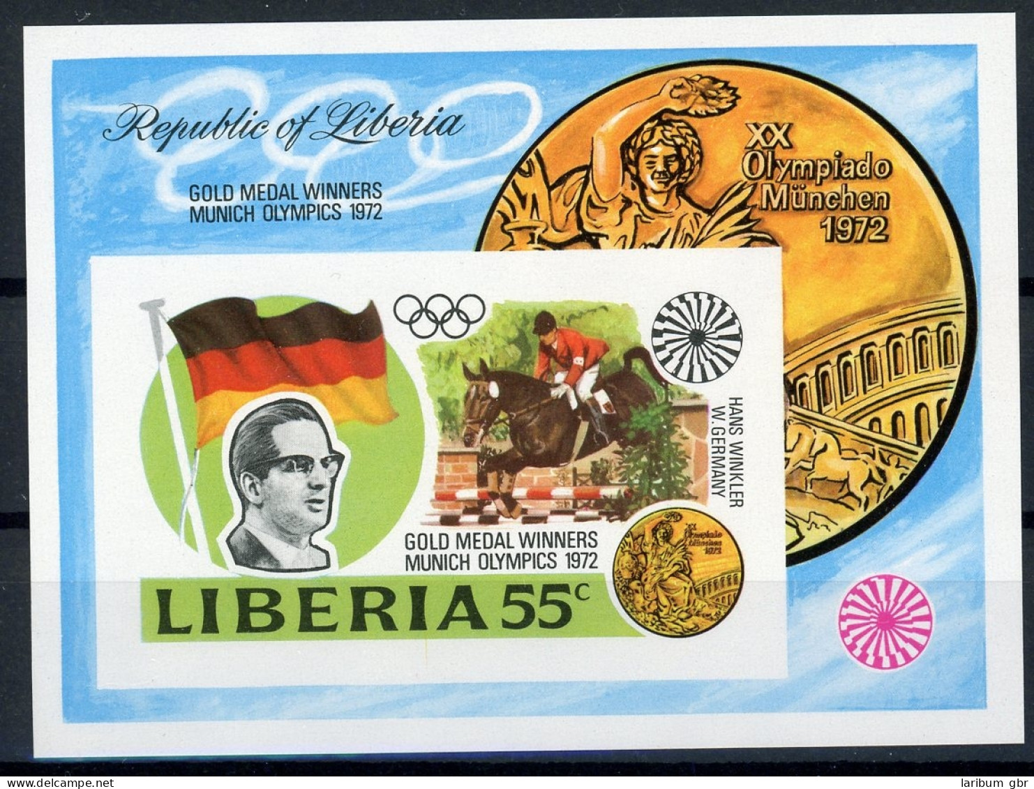 Liberia Block 64 B Postfrisch Olympiade #ID113 - Liberia