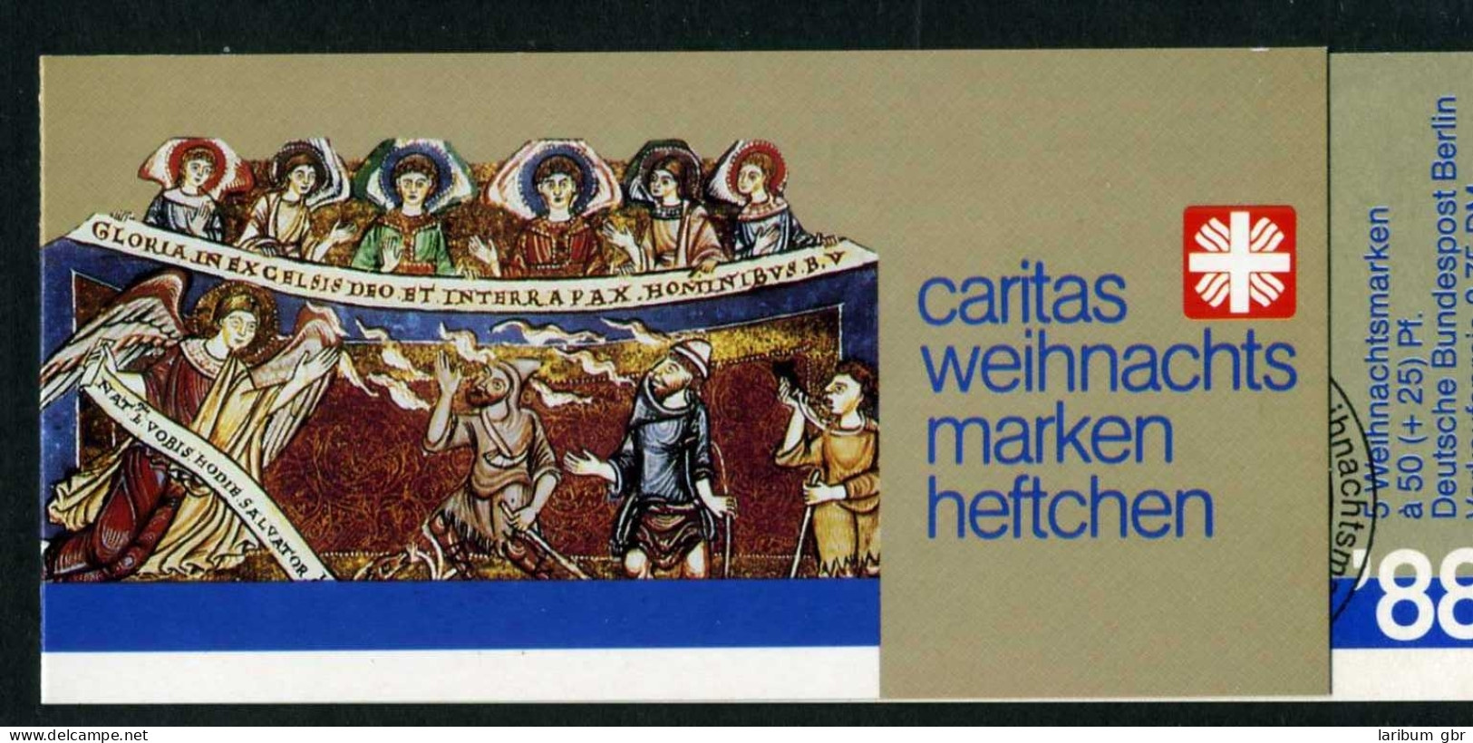 Berlin Caritas Weihnachts-Markenheft 1988 829 Gestempelt Berlin #IS699 - Postzegelboekjes